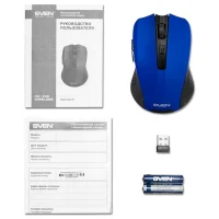 Мышь SVEN RX-345 Wireless (синий) фото 5